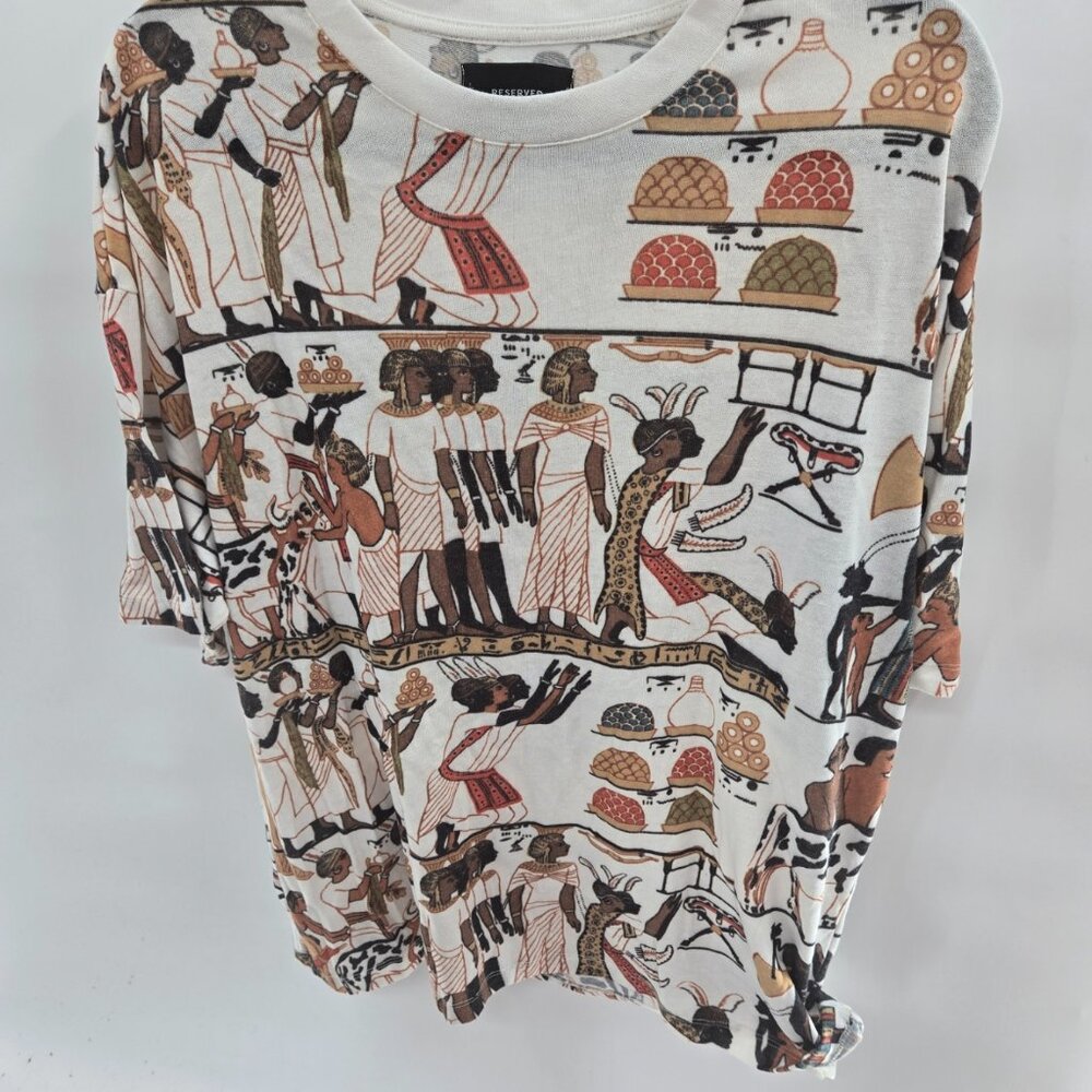 Reserved Egyptian White Oversized T-Shirt L/XL